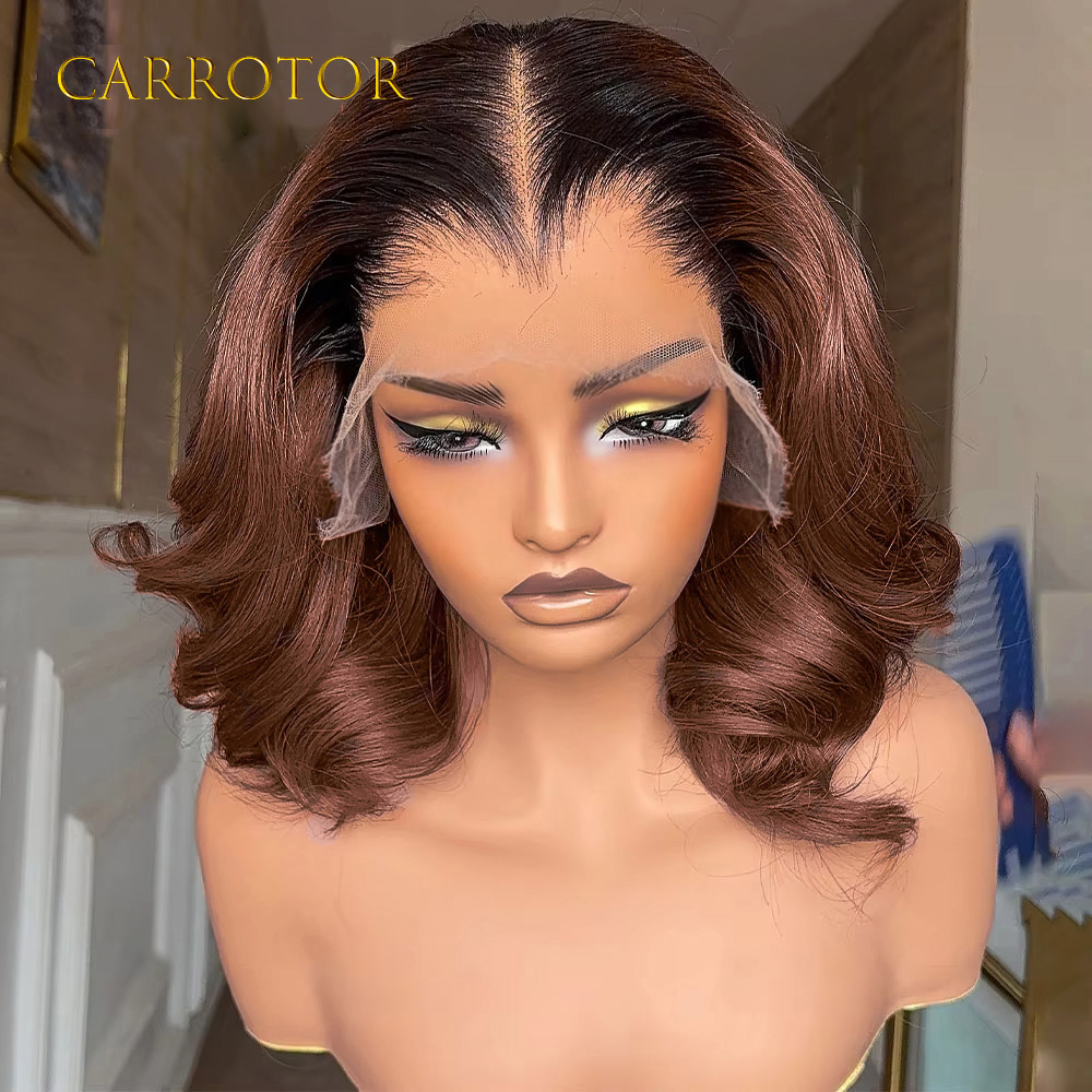 Human Hair Wigs - Lagos Saç Çizgisi Peruk 1b4 Ombre