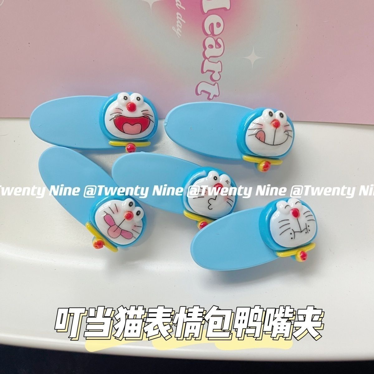 Hair Bundles - Sevimli Doraemon Desenli Ördek Gagası Saç