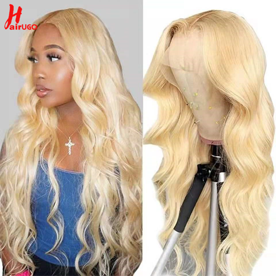 613 Blonde Body Wave Lace Front Wig - HairUGo 613 Sarışın 13x6 Vücut Dalga