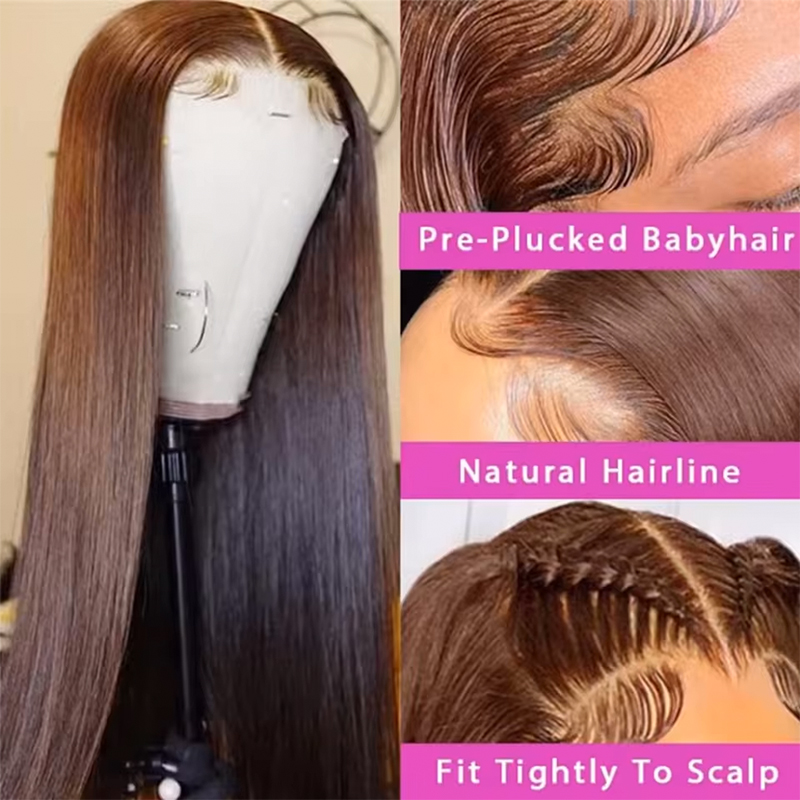 %220 Yoğunluklu 34 İnç Çikolat - Human Hair Wigs incelemesi ve fiyatı