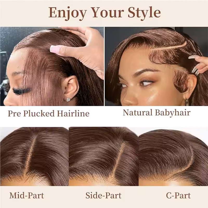 %220 Yoğunluklu 34 İnç Çikolat - Human Hair Wigs incelemesi ve fiyatı