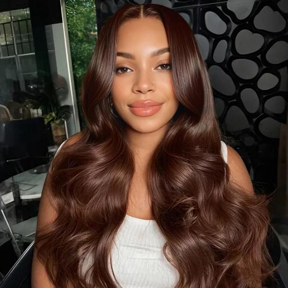 Çikolata Kahverengi Peruk, Dal - Hd Lace Frontal Wig Human Hair Pre Plucked incelemesi ve fiyatı